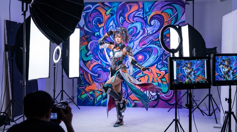 五一吃瓜网二次元cosplay视频拍摄